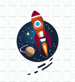 Rakete und Planeten